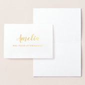 Gold Foil Card | Junggesellinnenabschiede Folienkarte (Anzeige)