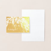 Gold Foil Celebrate Mini Card Folienkarte (Anzeige)