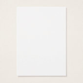 Gold Foil Circle Earring Display Card (Rückseite)