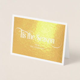 Gold Foil Classic - The Season Holiday Card Folienkarte