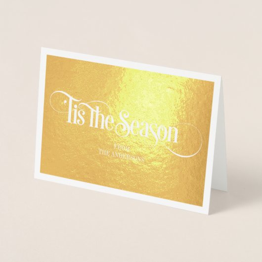 Gold Foil Classic - The Season Holiday Card Folienkarte (Vorderseite)
