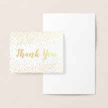 Gold Foil Confetti Vielen Dank