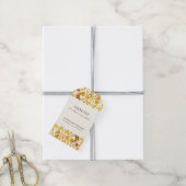 Gold Foil Confetti Wedding Geschenkanhänger (Mit Garn)