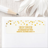 Gold Foil Confetti Wedding Return (Insitu)