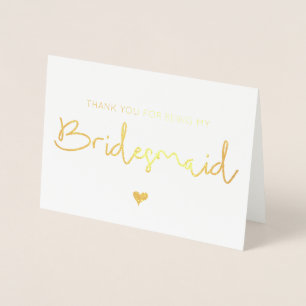 Gold Foil danke, dass du mein überragendes Herz bi Folienkarte