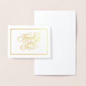 Gold Foil Dankeschön Note Card Folienkarte (Anzeige)