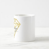 Gold Foil Diamond Kaffeetasse (Mittel)