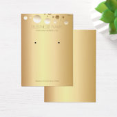 Gold Foil Dots Schmuck und Earring Display (Schreibtisch)