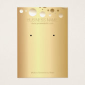 Gold Foil Dots Schmuck und Earring Display (Vorderseite)