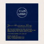 Gold Foil Effect Logo/Foto Dankeschön Karte (Innenseite Aufgefaltet)