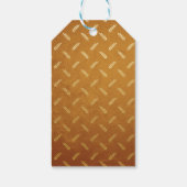 Gold Foil Erntedank Geschenkanhänger (Rückseite)
