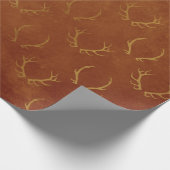 Gold Foil Erntedank Geschenkpapier (Ecke)