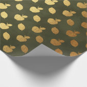 Gold Foil Erntedank Geschenkpapier (Ecke)