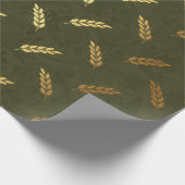 Gold Foil Erntedank Geschenkpapier (Ecke)