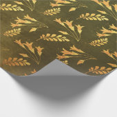 Gold Foil Erntedank Geschenkpapier (Ecke)