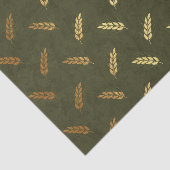 Gold Foil Erntedank Seidenpapier (Ausschnitt)