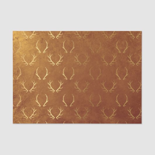 Gold Foil Erntedank Seidenpapier (Vorderseite)