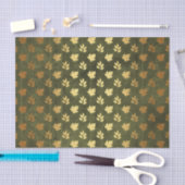 Gold Foil Erntedank Seidenpapier (Handwerk)