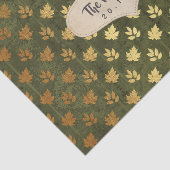 Gold Foil Erntedank Seidenpapier (Ausschnitt)