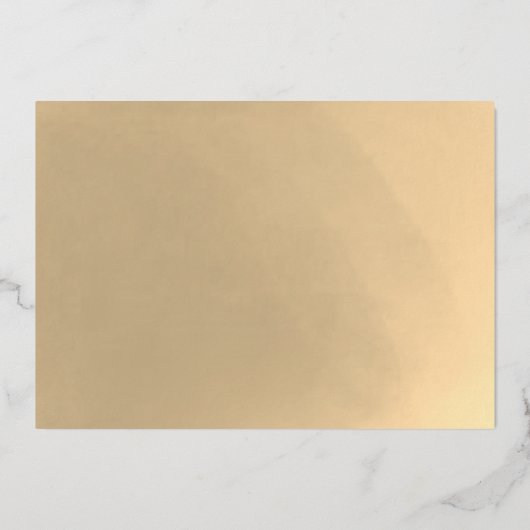 Gold Foil Foto PhD Abschluss Danke Karte (Rückseite)