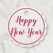 Gold Foil Frohe Weihnachtsfeier Neues Jahr Geschen Geschenkanhänger (Rückseite)