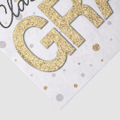 Gold Foil Glitter Confetti Graduation Party Custom Seidenpapier (Ausschnitt)