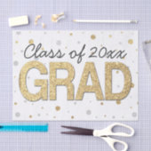 Gold Foil Glitter Confetti Graduation Party Custom Seidenpapier (Handwerk)