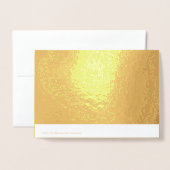 Gold Foil Glitzy Border Folienkarte (Rückseite mit Umschlag)