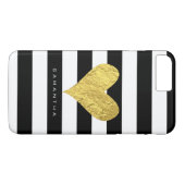 Gold Foil Heart Case-Mate iPhone Hülle (Rückseite (Horizontal))