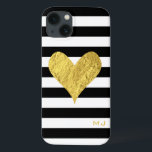 Gold Foil Heart Case-Mate iPhone Hülle<br><div class="desc">ANPASSUNG ♡ Fügen Sie Ihren Namen, Ihre Monogramme, Nachrichten usw. hinzu ♡ Verwenden Sie Ihre bevorzugten Schriftart. ♡ Hinzufügen benutzerdefinierter Farben. BITTE BEACHTEN ♡ Farben, die online angezeigt werden, können leicht von dem aktuellen Produkt abweichen. ♡ Dieses Design besteht aus Elementen, die für das Aussehen von metallischem Gold konzipiert sind,...</div>