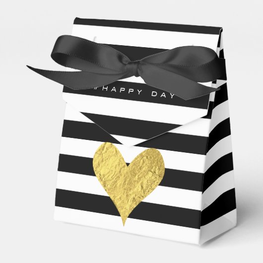 Gold Foil Heart Geschenkschachtel (Vorderseite)
