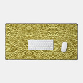Gold Foil Image Foto Schreibtischunterlage (Tastatur & Maus)