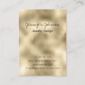 Gold Foil Juwelier Care Cards Visitenkarte (Vorderseite)