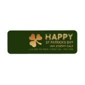Gold Foil Kleeblatt, St Patrick's Day (Vorne)