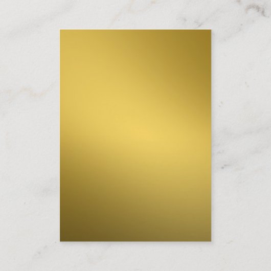 Gold Foil Leaf Earring Jewelry Display Custom Visitenkarte (Rückseite)