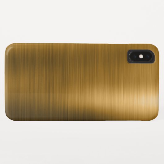 Gold Foil Luxury Metallic Muster Case-Mate iPhone Hülle (Rückseite (Horizontal))