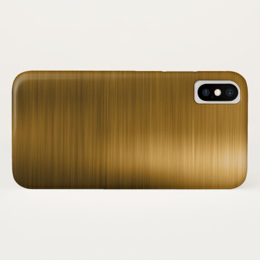 Gold Foil Luxury Metallic Muster Case-Mate iPhone Hülle (Rückseite (Horizontal))