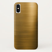 Gold Foil Luxury Metallic Muster Case-Mate iPhone Hülle (Rückseite)