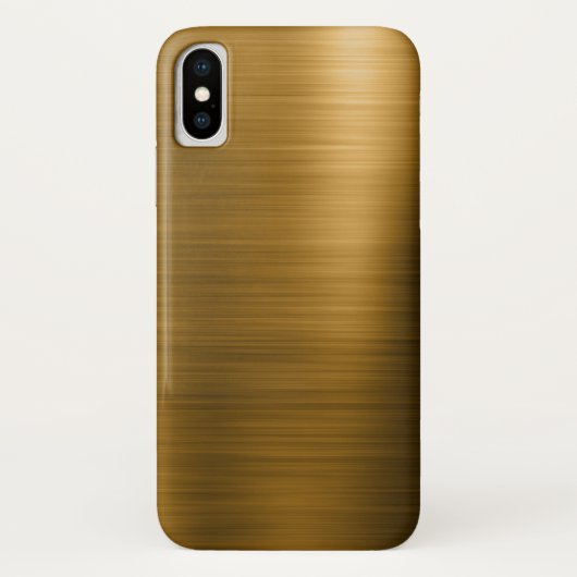 Gold Foil Luxury Metallic Muster Case-Mate iPhone Hülle (Rückseite)