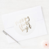 Gold Foil Maaking Spirituosen Bright Geschenkstick Runder Aufkleber (Umschlag)