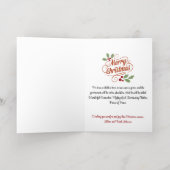 Gold Foil Nativity Personalize Signature Christmas (Innen Abgelegt)