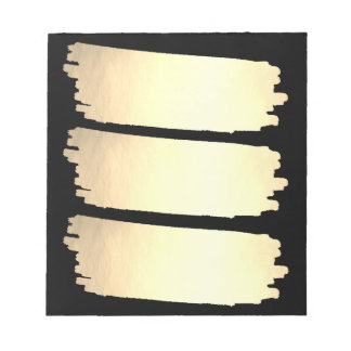 Gold Foil Paint List Gold Look Swatten Notizblock