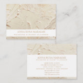 *~* Gold Foil Pastel. Blush Wedding Elegant Visitenkarte (Vorne/Hinten)