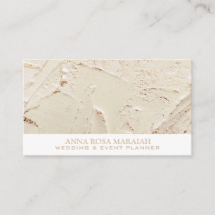 *~ Gold Foil Pastel Wedding Elegant Blush Visitenkarte