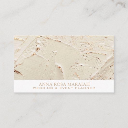 *~ Gold Foil Pastel Wedding Elegant Blush Visitenkarte (Vorderseite)