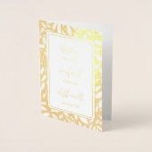 Gold Foil Personalisiert Sympathy Card. Folienkarte (Vorderseite)