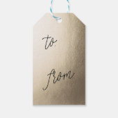 GOLD FOIL präsentiert Geschenkmarken Geschenkanhänger (Vorderseite)