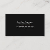 Gold Foil Scribble Circle Modern Business Card Visitenkarte (Rückseite)