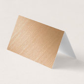 Gold Foil Script Logo Business Danke Karte (Rückseite)