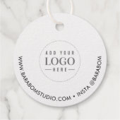 Gold Foil Small Business Vielen Dank Packaging Tag (Rückseite)